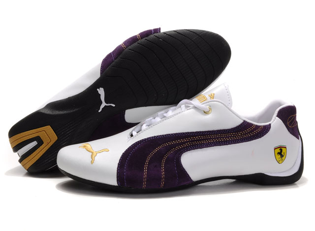 Puma Engine Cat Low Shoes White/Purple