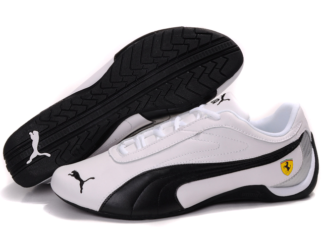 Puma Ferrari Athletic Shoes White/Black