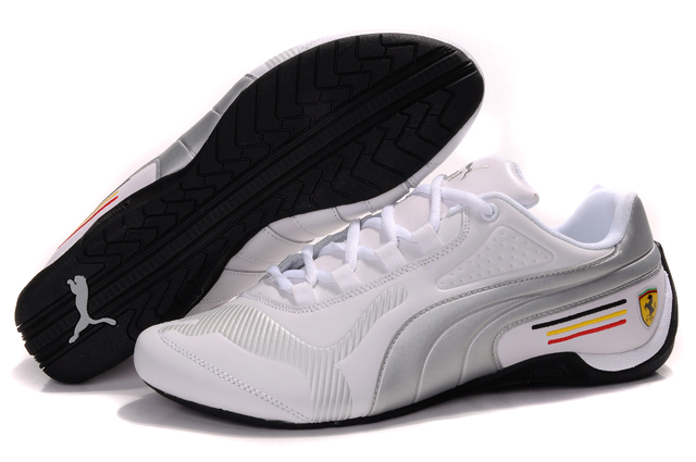 Women's Puma Ferrari Edition Shoes White/Grey