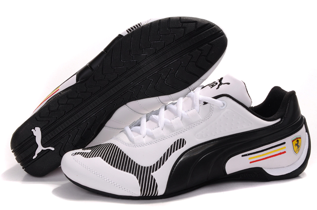 Men's Puma Ferrari Edition Shoes White/Black