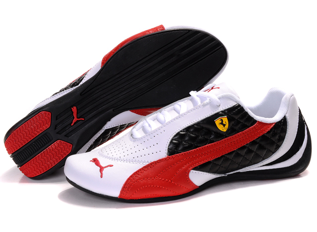 Puma Ferrari Induction Sneakers White/Black/Red
