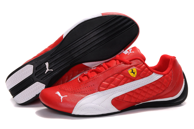 Women's Puma Ferrari Induction Sneakers Red/White | Puma Ferrari ...