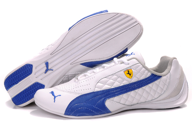 Women's Puma Ferrari Induction Sneakers White/Blue