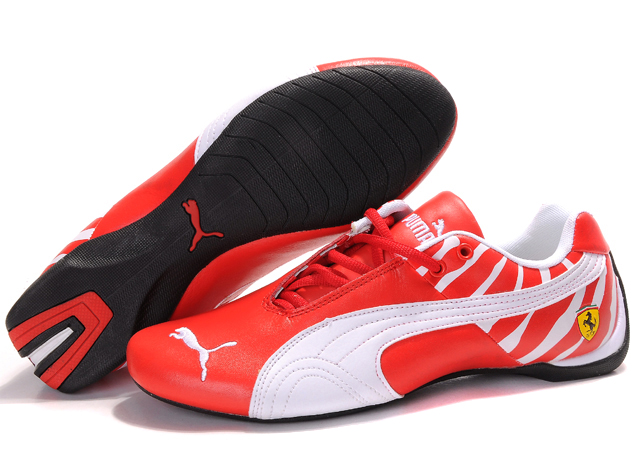 Puma Ferrari Inflection Shoes Red/White