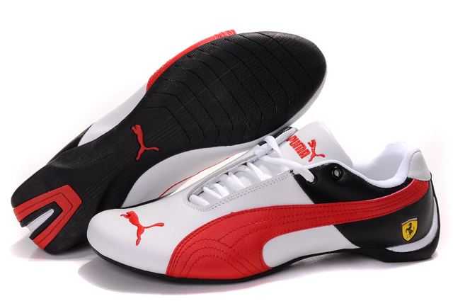 Women's Puma Ferrari Inflection Sneakers White/Red/Black