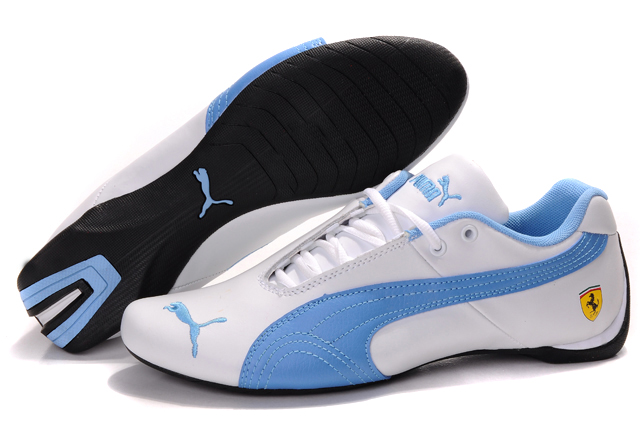 Women's Puma Ferrari Inflection Sneakers White/Blue