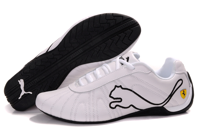 Puma Ferrari Shoes White/Black 02