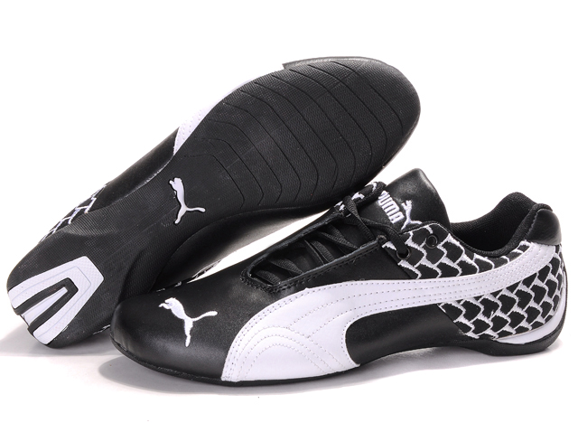 Men's Puma Future Cat Argyle Shoes Black/White