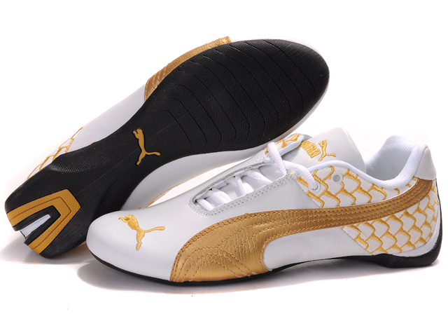 Puma Future Cat Argyle Shoes White/Gold