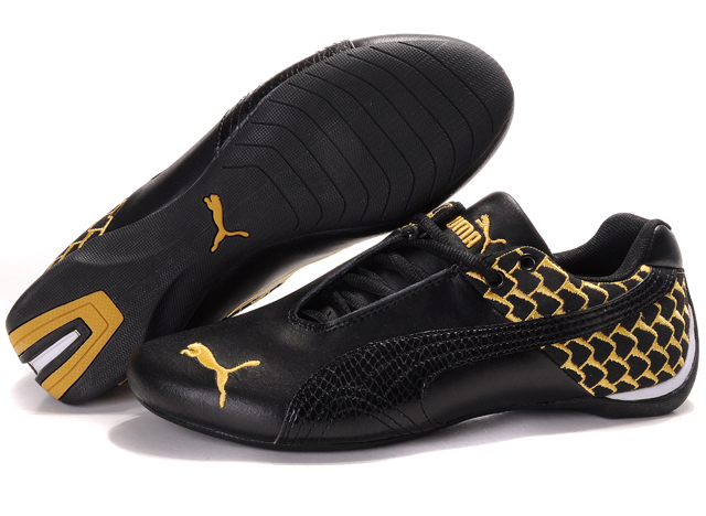 Puma Future Cat Argyle Shoes Black/Gold 02