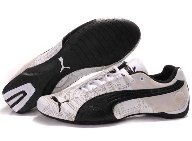 Women's Puma Future Cat Ferrari Sneakers White/Tan/Black