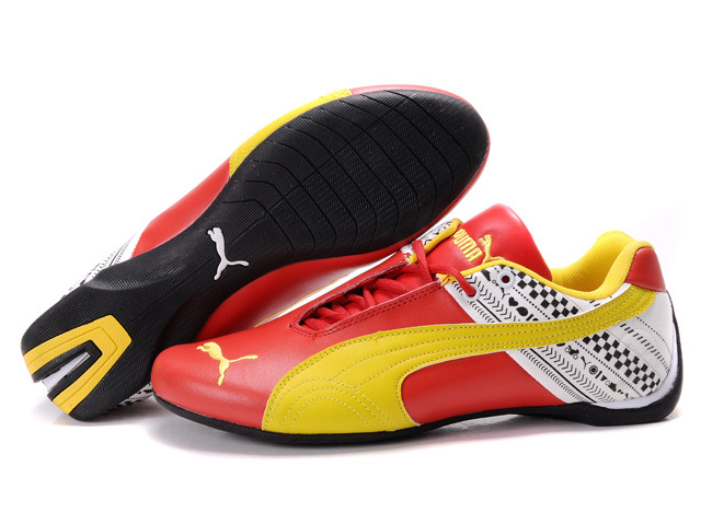 Women's Puma Future Cat GT Shoes Red/Yellow/White