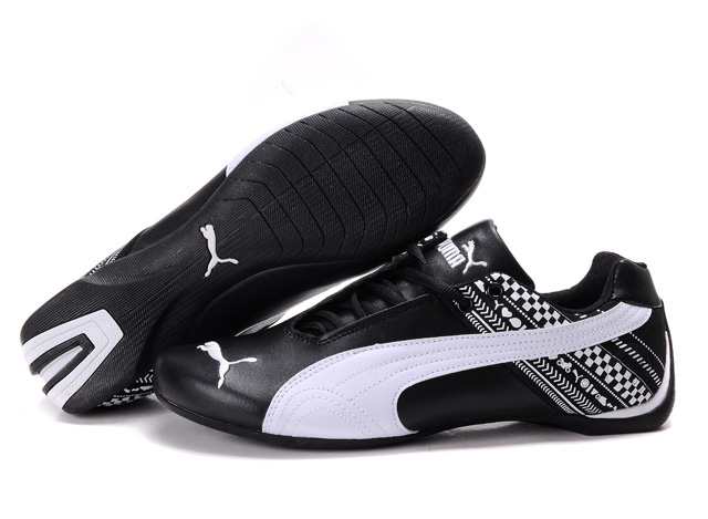 Men's Puma Future Cat GT Shoes Black/White