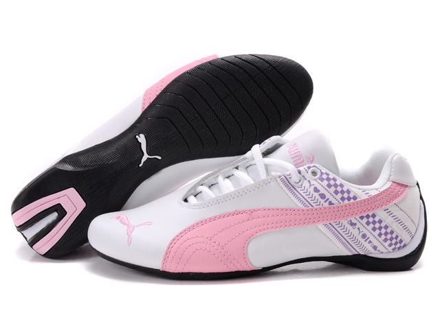 Puma Future Cat GT Shoes White/Pink/Purple