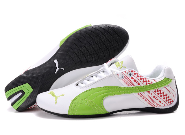 Puma Future Cat GT Shoes White/Green/Red