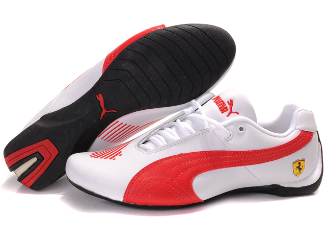 Puma Future Cat II Lux White/Red