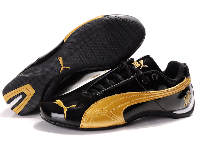 Puma Michael Schumacher Shoes Black/Gold