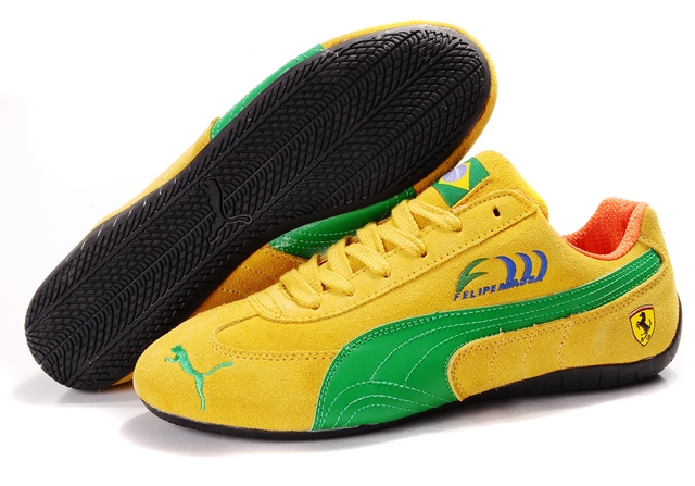 Puma Speed Cat SD Shoes Yellow/Green