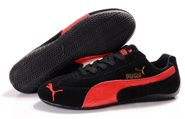 Men's Puma Speed Cat SD Shoes Black/Red
