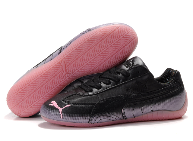 Women's Puma Voltaic Shoes Black/Pink