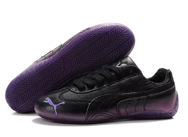 Women's Puma Voltaic Shoes Black/Purple