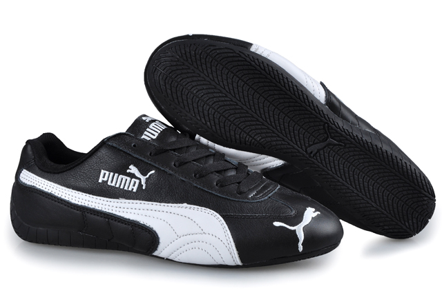 Women's Puma Speed Cat US Shoes Black/White